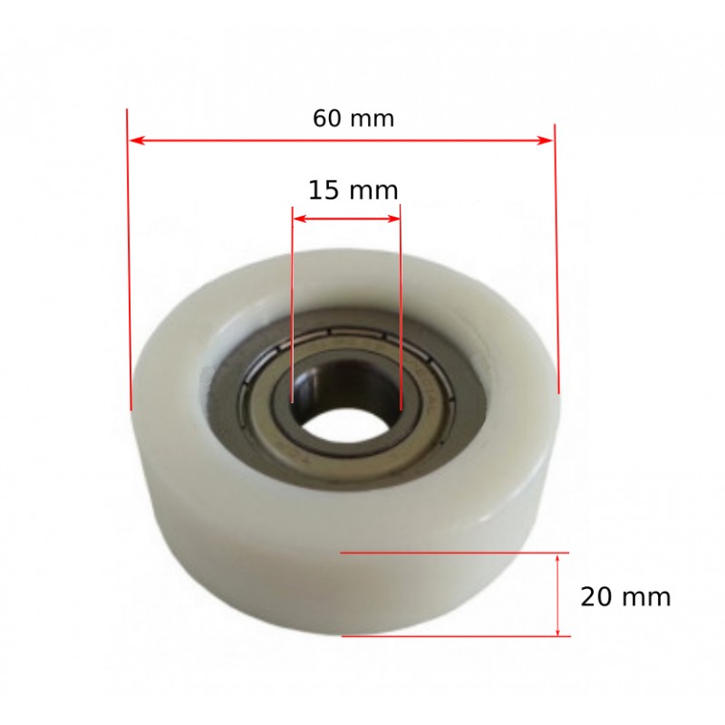 Platform wrapper wheel D60x20 WS3