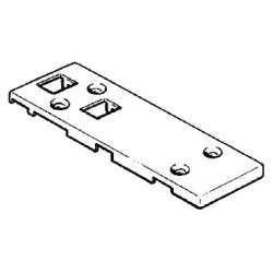 Placa rodillos S2 posterior